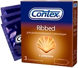 Презервативы Contex Ribbed 3шт