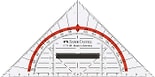 Треугольник Faber-Castell прозрачный 45° 14см