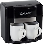 Кофеварка электрическая Galaxy GL 0708 черная + Чашка 2шт