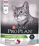 Сухой корм для стерилизованных кошек Pro Plan Optisavour Sterilised с треской и форелью 400г