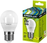 Лампа светодиодная Ergolux LED E27 7Вт