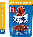 Влажный корм для собак Chappi Сытный мясной обед Мясное изобилие 85г