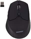 Мышь беспроводная Sonnen Soft Touch V33USB 800 1200 1600dpi 6 кнопок оптическая черная