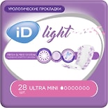 Прокладки ID Light Ultra mini урологические 28шт