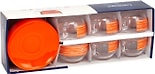 Чайный набор Luminarc Brush Mania Light Orange 12 предметов 220мл