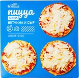 Пицца-мини ВкусВилл с ветчиной и сыром 220г