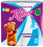 Бумажные полотенца Kleo Premium 2 рулона 3 слоя