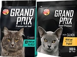 Набор кормов для кошек Grand Prix Adult Original Лосось 300г + Sterilized Кролик 300г