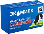 Масло сладко-сливочное Экомилк  82.5% 380г 
