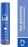 Лак для укладки волос Taft Ultra Устойчивость к внешним факторам Сверхсильная фиксация 4 75мл