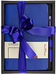Подарочный набор BrunoVisconti Megapolis Flex Ярко-синий Ежедневник + ручка