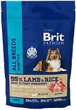Сухой корм для собак Brit Premium Sensitive с бараниной и индейкой 1кг