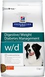 Сухой корм для собак Hills Prescription Diet w/d при сахарном диабете с курицей 1.5кг