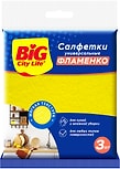 Салфетки для уборки Big City Life Фламенко вискозные 3шт в ассортименте