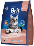 Сухой корм для кошек Brit Premium с лососем и курицей 0.4кг
