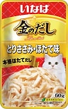 Влажный корм для кошек Ciao Kinnodashi Куриное филе со вкусом морского гребешка 60г