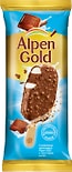 Мороженое Alpen Gold Эскимо сливочное с хрустящим рисом и солеными шариками 90мл