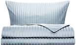 Комплект постельного белья Cottonika Страйп-сатин Голубой Евро 50*70см 
