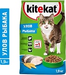 Сухой корм для кошек Kitekat Улов рыбака 1.9кг Сухой корм для кошек Kitekat Улов рыбака 1.9кг