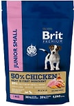 Сухой корм для собак Brit Premium Dog Junior Small Для молодых собак с курицей 1кг