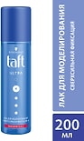 Лак для укладки волос Taft Ultra Устойчивость к внешним факторам Сверхсильная фиксация 4 200мл