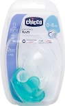 Соска-пустышка Chicco Physio Soft для мальчиков 0-6 месяцев 2шт