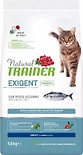 Сухой корм для кошек Natural Trainer Cat Exigent Adult With Blue Fish с пеламидой для привередливых 300г