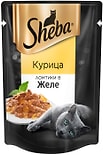 Влажный корм для кошек Sheba Ломтики в желе с курицей 85г