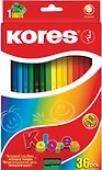 Карандаши цветные Kores 36 цветов с точилкой