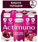Напиток кисломолочный Actimuno вишня черешня 1.5% 6шт*95г