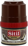 Крем-самоблеск для обуви Sitil из гладкой кожи с намазком темно-коричневый 60г