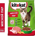 Сухой корм для кошек Kitekat Мясной пир 350г