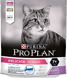 Сухой корм для пожилых кошек Pro Plan Longevis Delicate Senior 7+ для чувствительного пищеварения с индейкой 400г