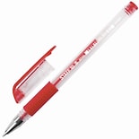 Ручка гелевая Staff Everyday GP-193 с грипом красная пишущий узел 0.5мм линия 0.35мм