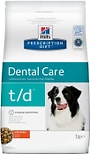 Сухой корм для собак Hills Prescription Diet t/d Dental Care при заболеваниях полости рта с курицей 3кг