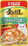 Влажный корм для кошек Ciao Kinnodashi Куриное филе с кацуобуси 60г