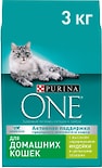 Сухой корм для кошек Purina ONE с индейкой и цельными злаками 3кг
