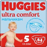 Подгузники Huggies Ultra Comfort №5 12-22кг 64шт