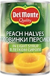 Персики Del Monte Половинки в сиропе 420г