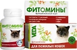 Фитомины для кошек Veda для пожилых кошек 50г