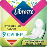 Прокладки Libresse Natural Care Ultra Super 9шт