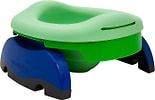 Горшок дорожный Potette Plus складной с силиконовой вставкой зеленый и пакетами 10шт