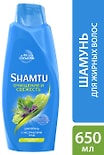 Шампунь для волос Shamtu Глубокое очищение и свежесть для жирных волос с экстрактами трав 650мл