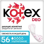 Прокладки ежедневные Kotex Ультратонкие Deo 56шт