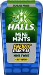 Конфеты Halls Mini Mints с витамином В6 и экстрактом женьшеня со вкусом мяты 12.5г