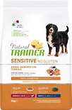Сухой корм для собак Natural Trainer Sensitive No Gluten Adult M/M без глютена для средних и крупных пород с лососем 3кг