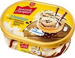 Мороженое Золотой Стандарт Пломбир с суфле и шоколадным наполнителем 12% 475г