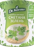 Хлебцы Dr.Korner Рисовые хрустящие сметана и зелень 80г