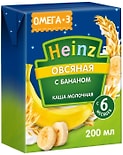 Каша Heinz овсяная молочная с бананом 200мл