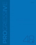 Тетрадь Hatber Progressive пластиковая обложка синяя А5 линия 48л